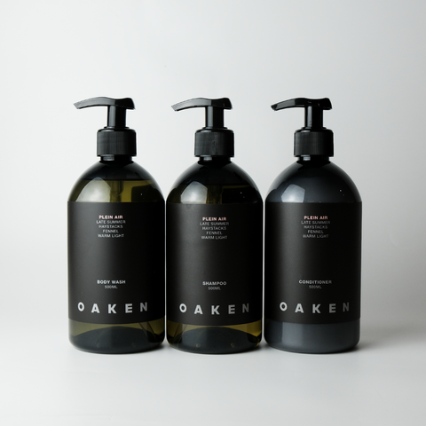 Plein Air Daily Ritual Set - Body Wash + Shampoo + Conditioner