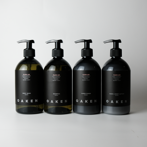 Plein Air Complete Ritual Set - Body Wash + Shampoo + Conditioner + Hand & Body Lotion