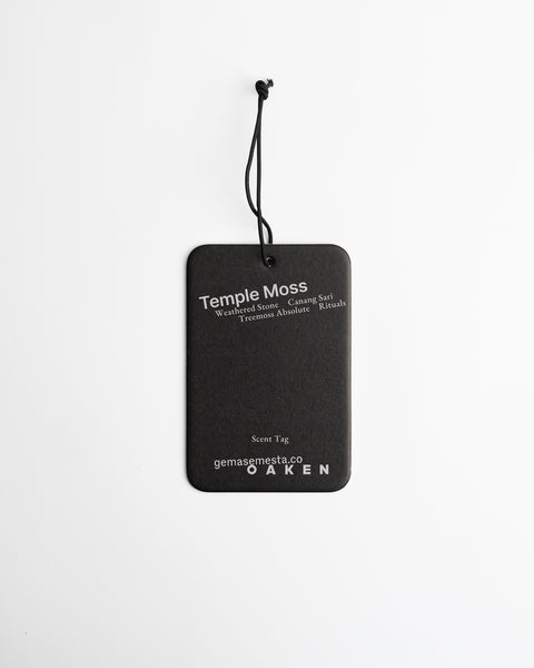 Oaken & Gema Semesta Scent Tag - Temple Moss
