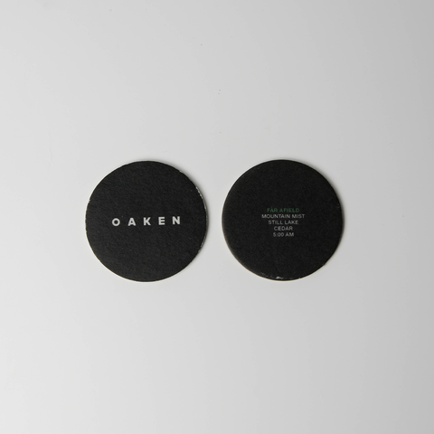 Oaken Lab Travel Gift Sets — Scented Leather Pendant + Scent Tab Refill