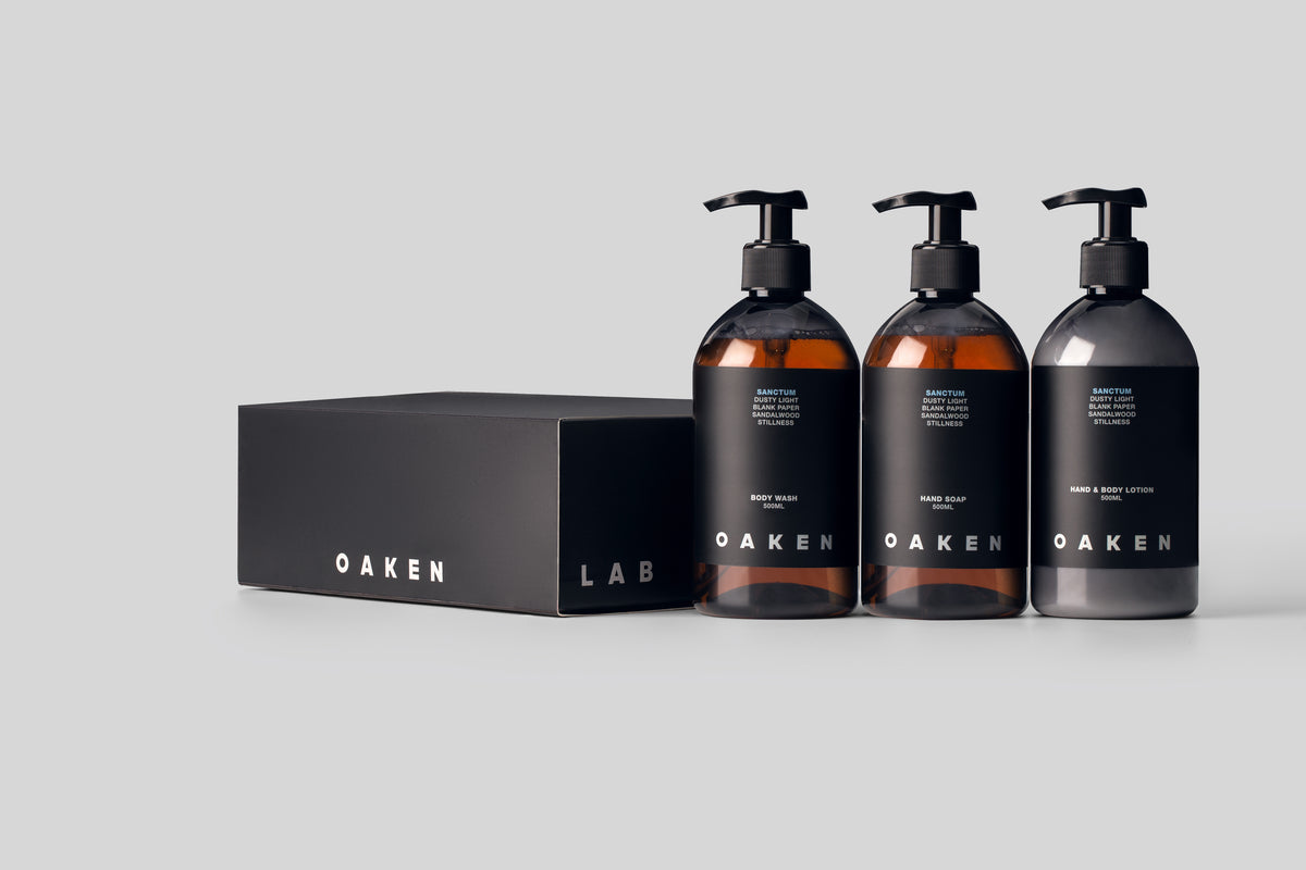 Hand Soap + Lotion + Body Wash Set Oaken Lab
