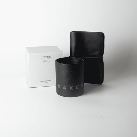 Oaken Lab | Raya Gift Set 2026 – Leather Journal & Scented Candle