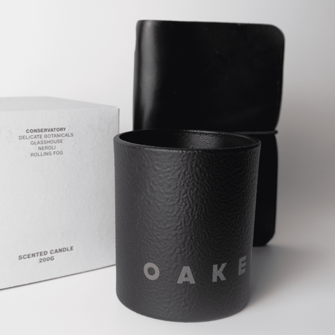 Oaken Lab | Raya Gift Set 2026 – Leather Journal & Scented Candle