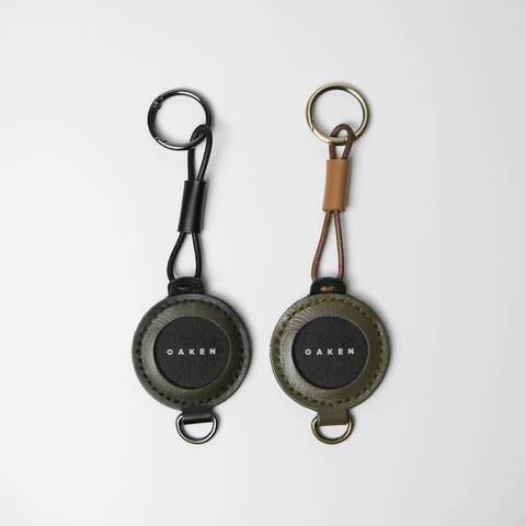 Oaken Lab Travel Gift Sets — Scented Leather Pendant + Scent Tab Refill