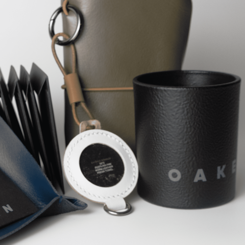 Oaken Lab | Raya Gift Set 2026 – Leather Tray, Journal, Bag Charm, All Scents Tab & Candle